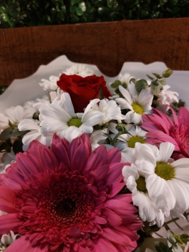 Beyaz Buketlik 3 Pembe