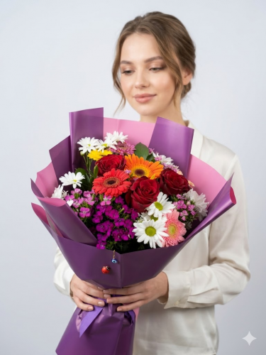 Renklere 3 Gül Dokunuşu